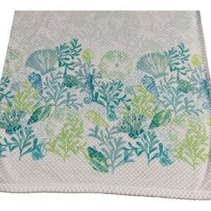 Coastal Collection 100% Cotton Beach Seashell Nautical Beach Theme Bath Towel